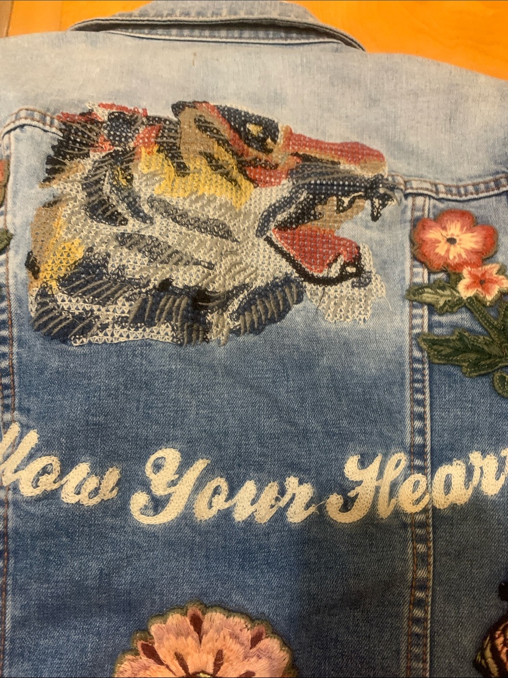 Blue Jean jacket. Tote 4 - Picture 5 of 9
